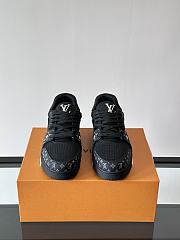 Louis Vuitton LV Men's Trainer Sneaker Black - 5