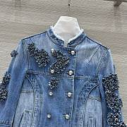 Ermanno Scervino Denim Coat - 4