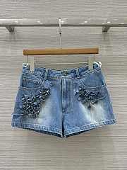 Ermanno Scervino Denim Shorts - 1