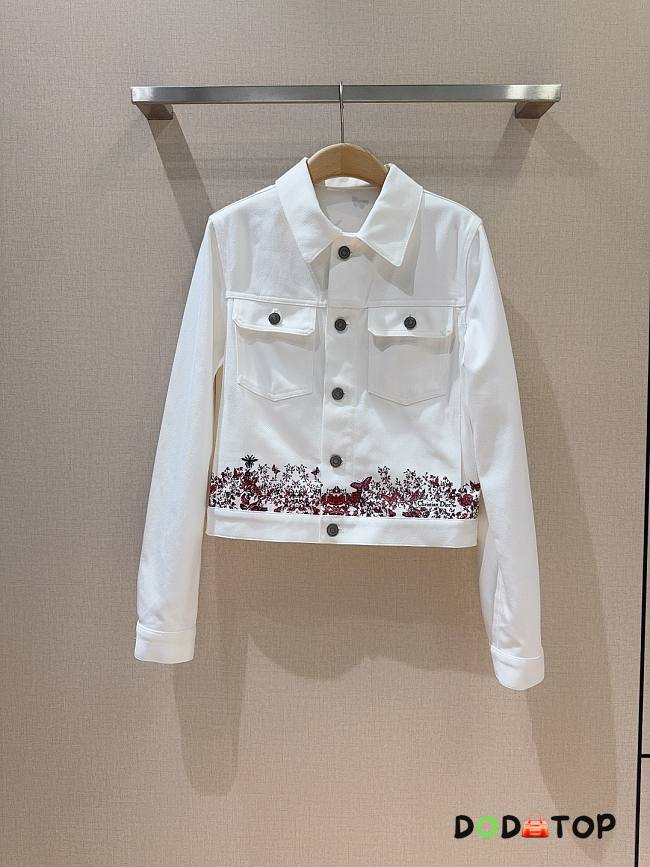 Dior White Denim Jacket  - 1