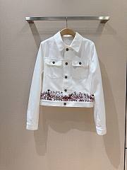 Dior White Denim Jacket  - 1