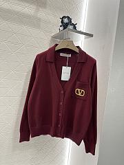 Valentino Wool Cardigan Red - 1