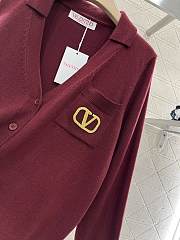 Valentino Wool Cardigan Red - 3