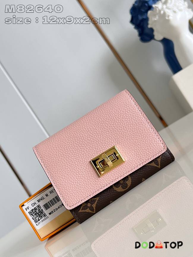 Louis Vuitton Victorine On My Side Wallet Pink Size 12 x 9.5 x 2.5 cm - 1