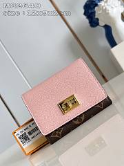 Louis Vuitton Victorine On My Side Wallet Pink Size 12 x 9.5 x 2.5 cm - 1