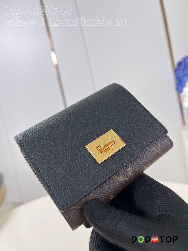 Louis Vuitton Victorine On My Side Wallet Black Size 12 x 9.5 x 2.5 cm - 1