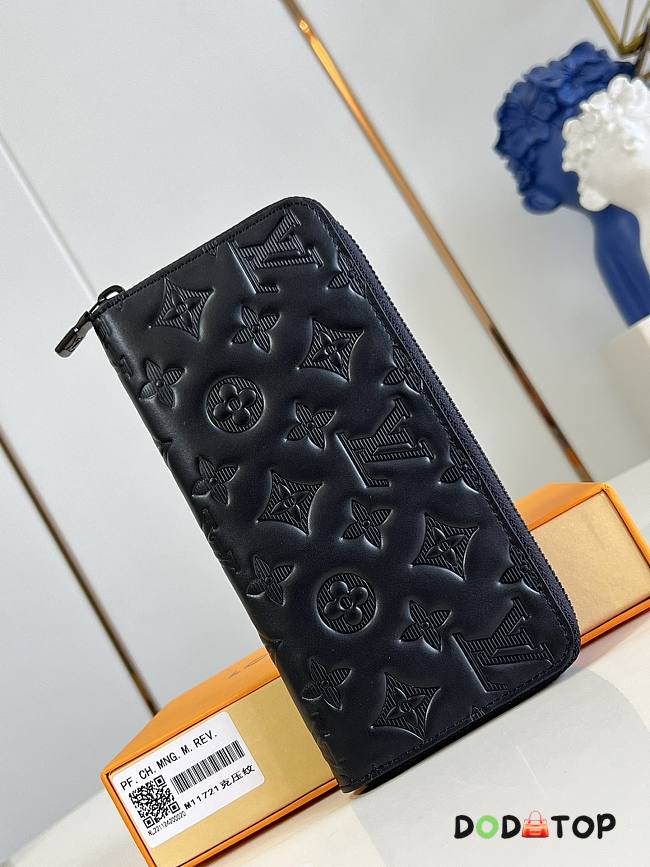 Louis Vuitton Zippy Wallet M11721 Black Size 21 x 2.5 x 11 cm - 1