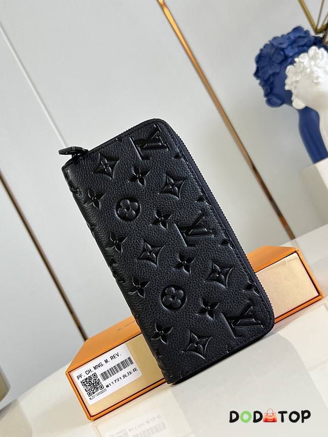 Louis Vuitton Zippy Wallet M11721 Black 01 Size 21 x 2.5 x 11 cm - 1