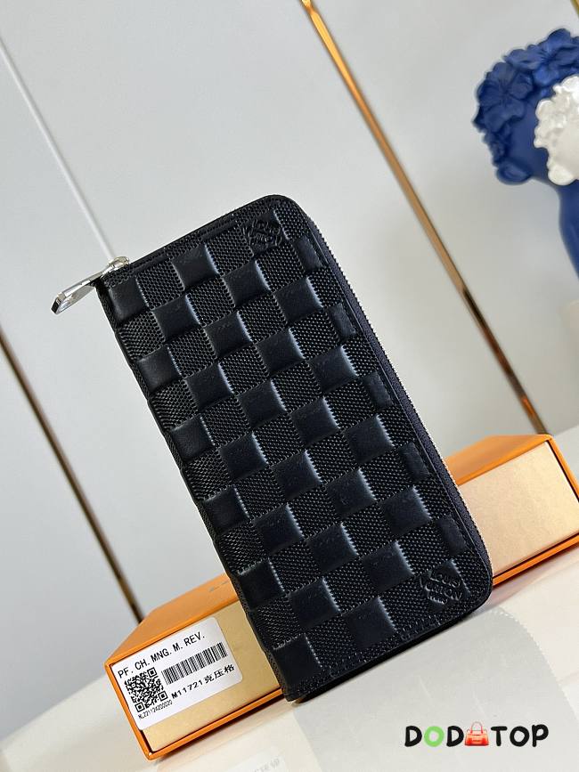 Louis Vuitton Zippy Wallet M11721 Black 02 Size 21 x 2.5 x 11 cm - 1