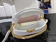 Louis Vuitton Capucines Mini Handbag M12279 White Size 21x 13.6 x 8 cm - 5