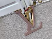 Louis Vuitton Capucines BB Handbag M12279 White Size 17.3 x 9 x 27 cm - 5