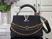 Louis Vuitton Capucines BB Handbag M12345 Black Size 17.3 x 9 x 27 cm - 1