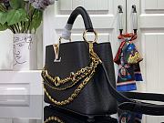 Louis Vuitton Capucines BB Handbag M12345 Black Size 17.3 x 9 x 27 cm - 4