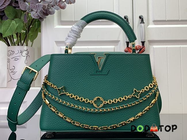 Louis Vuitton Capucines BB Handbag M11906 Green Size 17.3 x 9 x 27 cm - 1