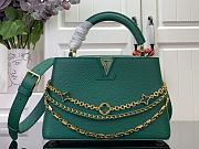 Louis Vuitton Capucines BB Handbag M11906 Green Size 17.3 x 9 x 27 cm - 1