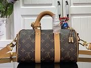 Louis Vuitton Keepall Bandoulière 25 Handbag M12627 Monogram Size 15 x 11 x 25 cm - 4