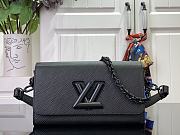 Louis Vuitton Twist West Handbag M25236 Black Size 12 x 7 x 23.5 cm - 1