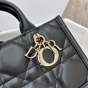 Dior Book Tote Mini Black Size 21.5 x 13 x 7.5 cm - 3