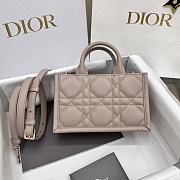 Dior Book Tote Mini Beige Size 21.5 x 13 x 7.5 cm - 3