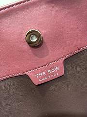 The Row Alexia Small Tote Bag in Grained Calfskin Red Size 36 x 29 x 15 cm - 2