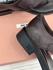 Miu Miu Dark Brown Flip-Flops - 4