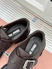 Miu Miu Dark Brown Flip-Flops - 2