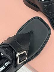 Miu Miu Black Flip-Flops - 4