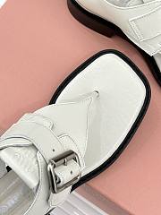 Miu Miu White Flip-Flops - 3