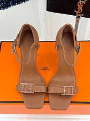 Hermes Classic Brown Sandals - 5