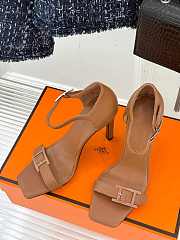 Hermes Classic Brown Sandals - 4