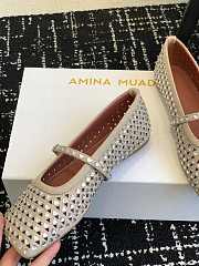 Amina Muaddi Ballet Flats - 3