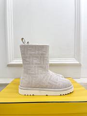 Fendi White Boots - 1