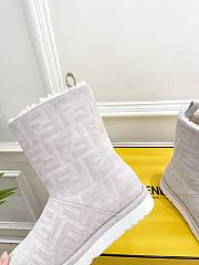 Fendi White Boots - 6