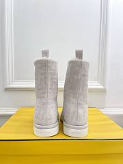 Fendi White Boots - 3