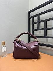 Loewe Puzzle Medium Shoulder Bag Burgundy Size 24 x 10 x 14 cm - 1