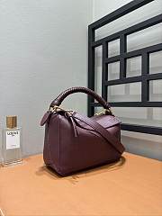 Loewe Puzzle Medium Shoulder Bag Burgundy Size 24 x 10 x 14 cm - 5