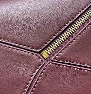 Loewe Puzzle Medium Shoulder Bag Burgundy Size 24 x 10 x 14 cm - 4