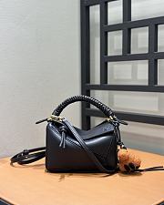 Loewe Puzzle Small Shoulder Bag Black Size 18 x 8 x 12.5 cm - 1