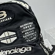 Balenciaga Embroidered Patchwork Backpack Size 32 x 9 x 47 cm - 2