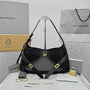 Balenciaga Bel Air Shoulder Bag Black Size 35 x 10 x 17 cm - 1