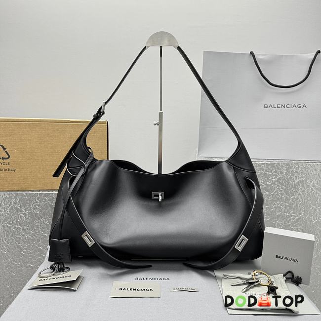 Balenciaga Bel Air Shoulder Bag Black Large Size 46 x 12 x 23 cm - 1