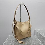 Balenciaga Bel Air Hobo Bag Milk Tea Color Small Size 27 x 9 x 28 cm - 6