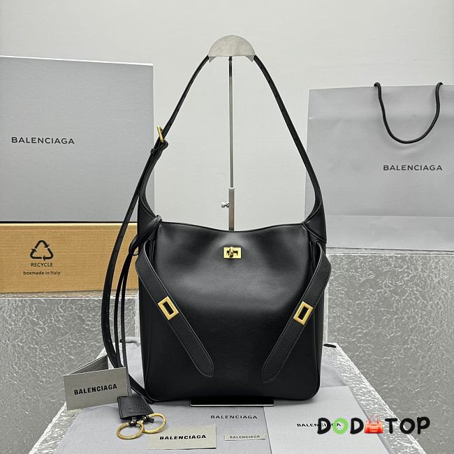 Balenciaga Bel Air Hobo Bag Black Small Size 27 x 9 x 28 cm - 1