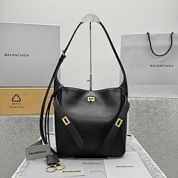 Balenciaga Bel Air Hobo Bag Black Small Size 27 x 9 x 28 cm