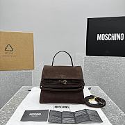 Moschino Tie Me Small Brown Bag Size 20 x 18 x 11 cm - 1