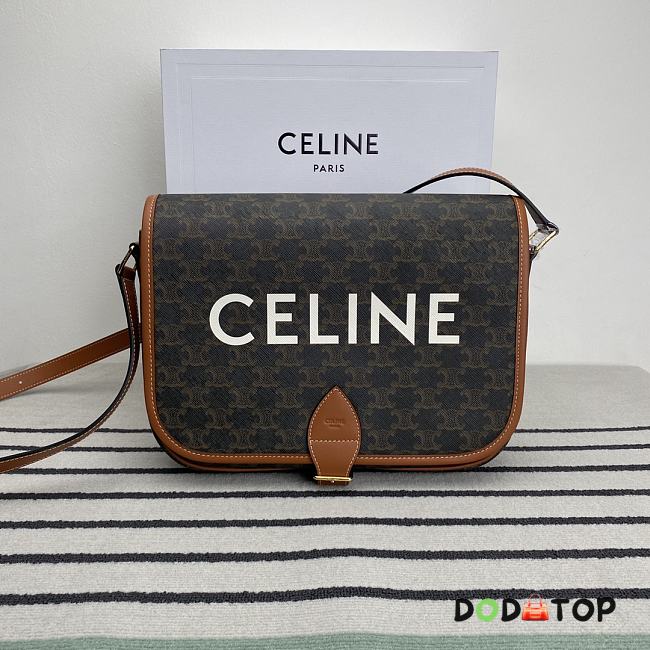 Celine Folco Triomphe Messenger Bag Size 31 x 24 x 9 cm - 1