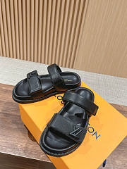 Louis Vuitton Unisex Black Sandals - 2