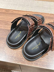 Louis Vuitton Unisex Brown Sandals - 6