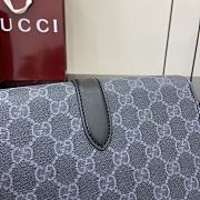 Gucci Super Mini GG Bag In Black Supreme Canvas Size 18.5 x 13.5 x 7 cm - 2