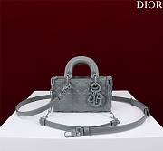 Dior Super Mini Lady D-Joy Micro Gray Size 16.5 x 6 x 10 cm - 1